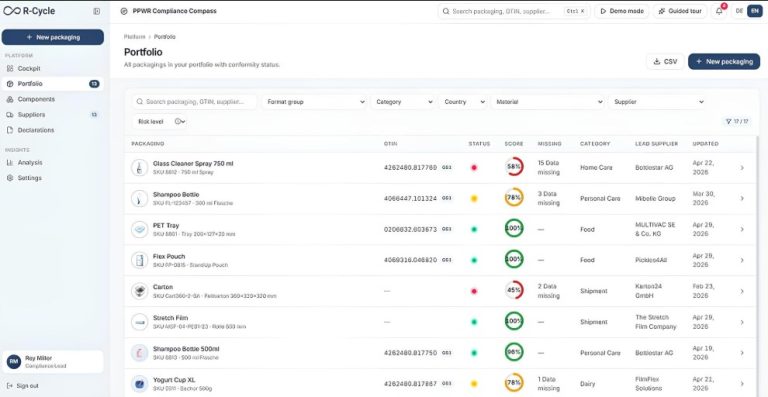 R-Cycle And TILISCO Reveal Intelligent Packaging Compliance Platform At Interpack